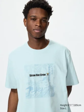 T-shirt grafica da uomo Manga Ut Shueisha 100Th UT | One Piece