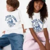 T-shirt grafica in cotone AIRism per bambini T-shirt grafica in cotone AIRism per bambini