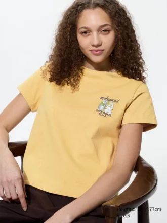 T-shirt grafica Mofusand Ut da donna