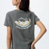 T-shirt grafica Mofusand Ut da donna