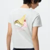 T-shirt grafica Mofusand Ut da donna