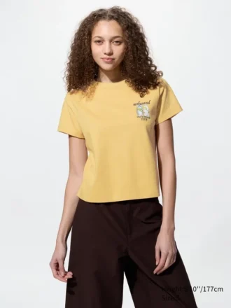 T-shirt grafica Mofusand Ut da donna