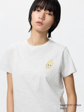 T-shirt grafica Mofusand Ut da donna