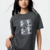T-shirt grafica Pop Mart Ut da donna T-shirt grafica Pop Mart Ut da donna