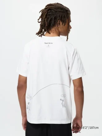 T-shirt grafica unisex Peace for All | Hideki Kuriyama