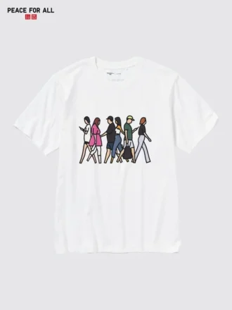 T-shirt grafica unisex Peace for All | Julian Opie