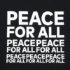T-shirt grafica unisex Peace for All | Kashiwa Sato T-shirt grafica unisex Peace for All | Kashiwa Sato