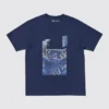 T-shirt grafica unisex Ukiyo-E Blue UT T-shirt grafica unisex Ukiyo-E Blue UT