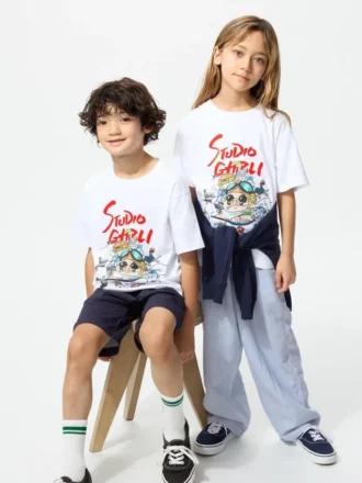 T-shirt grafica Ut per bambini Studio Ghibli