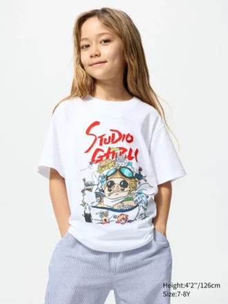 T-shirt grafica Ut per bambini Studio Ghibli