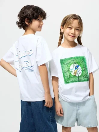 T-shirt grafica UT per bambini Studio Ghibli | Il ragazzo e l’airone