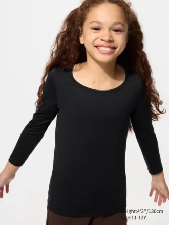 T-shirt Heattech con scollo rotondo per bambini