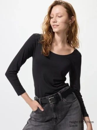T-shirt HEATTECH da donna | Scollo rotondo
