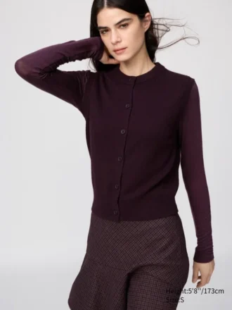T-shirt HEATTECH in misto cashmere da donna | Extra calda