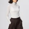 T-shirt HEATTECH in misto cashmere da donna | Extra calda | Dolcevita T-shirt HEATTECH in misto cashmere da donna | Extra calda | Dolcevita