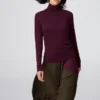 T-shirt HEATTECH in misto cashmere da donna | Extra calda | Dolcevita T-shirt HEATTECH in misto cashmere da donna | Extra calda | Dolcevita