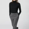 T-shirt HEATTECH in misto cashmere da donna | Extra calda | Dolcevita T-shirt HEATTECH in misto cashmere da donna | Extra calda | Dolcevita