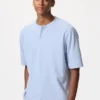 T-shirt Henley Dry Waffle da uomo