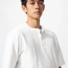 T-shirt Henley Dry Waffle da uomo