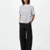 T-shirt in cotone AIRism da donna | A righe T-shirt in cotone AIRism da donna | A righe