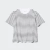 T-shirt in cotone AIRism da donna | A righe T-shirt in cotone AIRism da donna | A righe