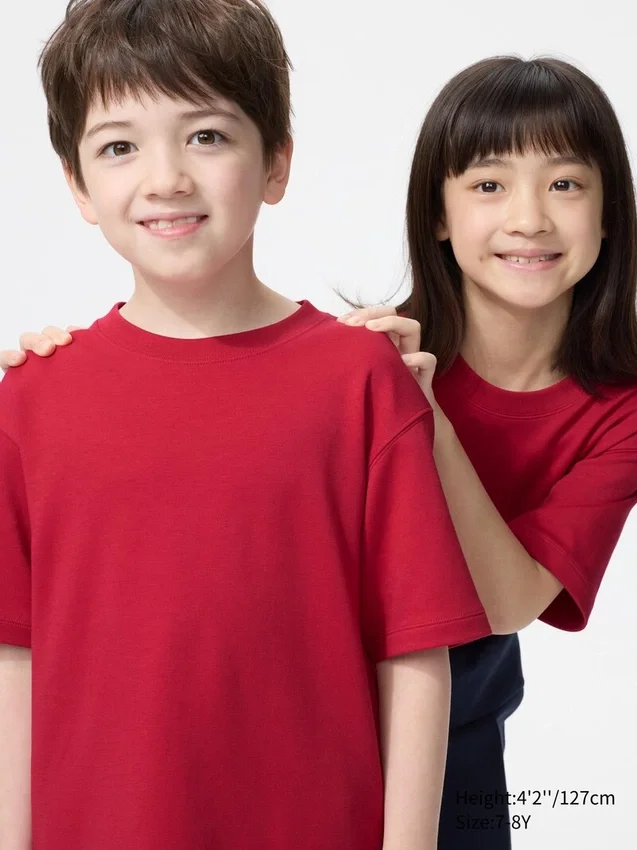 T-shirt in cotone AIRism per bambini T-shirt in cotone AIRism per bambini