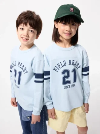 T-shirt in cotone AIRism per bambini | Maglie a manica lunga