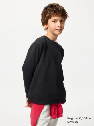 T-shirt in cotone AIRism per bambini | Maglie a manica lunga