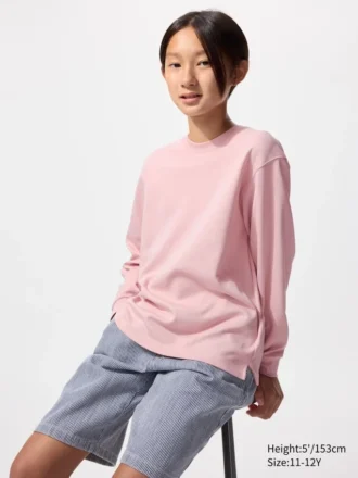 T-shirt in cotone AIRism per bambini | Maglie a manica lunga