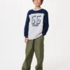 T-shirt in cotone AIRism per bambini | Maglie a manica lunga | Grafica T-shirt in cotone AIRism per bambini | Maglie a manica lunga | Grafica