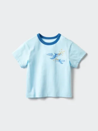 T-shirt in cotone AIRism per neonati | Dinosauri