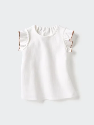 T-shirt in cotone Baby Baby AIRism | Con volant