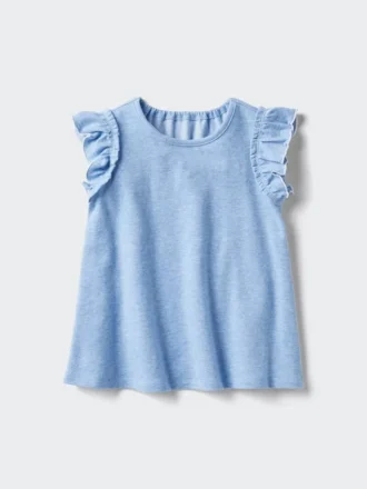 T-shirt in cotone Baby Baby AIRism | Con volant