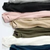 T-shirt in morbido pile lavorato a maglia da donna | Maglie a manica lunga T-shirt in morbido pile lavorato a maglia da donna | Maglie a manica lunga