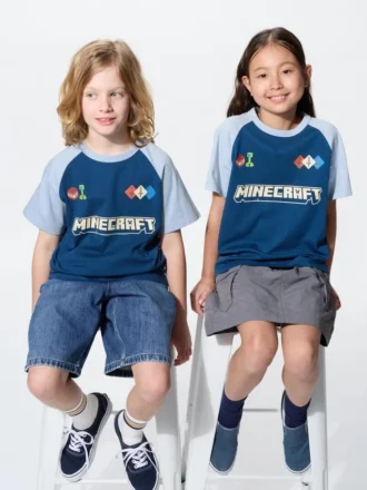T-shirt Minecraft UT per bambini