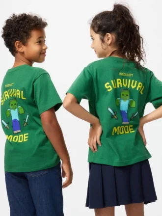 T-shirt Minecraft UT per bambini