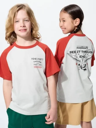 T-shirt Minecraft UT per bambini