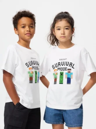 T-shirt Minecraft UT per bambini