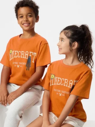 T-shirt Minecraft UT per bambini