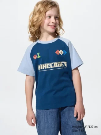 T-shirt Minecraft UT per bambini