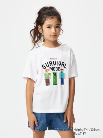 T-shirt Minecraft UT per bambini