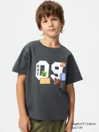 T-shirt Minecraft UT per bambini