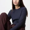 T-shirt morbida a costine da donna | Maglie a manica lunga T-shirt morbida a costine da donna | Maglie a manica lunga
