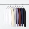 T-shirt morbida a costine da donna | Maglie a manica lunga T-shirt morbida a costine da donna | Maglie a manica lunga