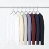 T-shirt morbida a costine da donna | Maglie a manica lunga T-shirt morbida a costine da donna | Maglie a manica lunga