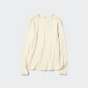 T-shirt morbida a costine da donna | Maglie a manica lunga T-shirt morbida a costine da donna | Maglie a manica lunga