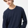 T-shirt morbida spazzolata da uomo | Maglie a manica lunga