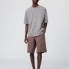 T-shirt oversize a righe in cotone AIRism unisex T-shirt oversize a righe in cotone AIRism unisex