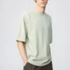 T-shirt oversize unisex in cotone AIRism | Maniche a tre quarti T-shirt oversize unisex in cotone AIRism | Maniche a tre quarti