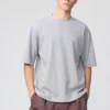 T-shirt oversize unisex in cotone AIRism | Maniche a tre quarti T-shirt oversize unisex in cotone AIRism | Maniche a tre quarti